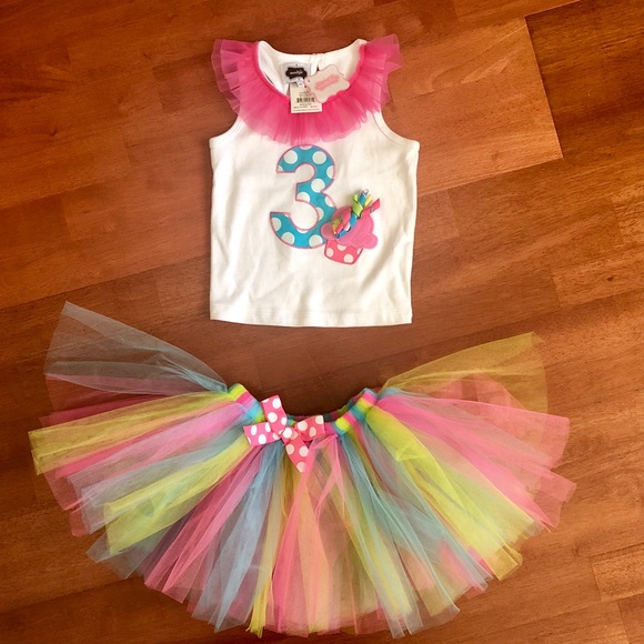 Mud Pie Matching Sets New 3rd Birthday Outfit Poshmark